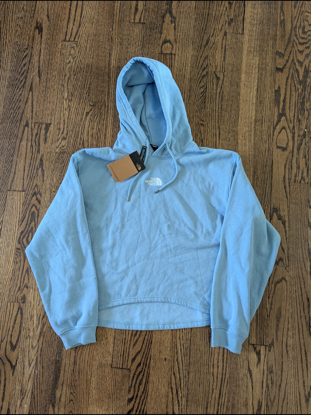 NWT The North Face Evolution Hi Lo Hoodie in Steel Blue
